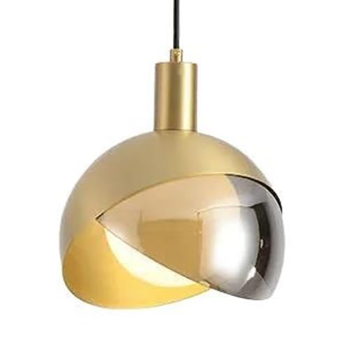 HEBXMF Moderner Kronleuchter im Industriestil, Pendelleuchte aus Metall und Glas mit E27-Schraube, Deckenleuchte mit Unterputzmontage, Beleuchtungskörper für die Dekoration von Schlafzimmerrestaurants HEBXMF Moderner Kronleuchter im Industriestil, Pendelleuchte aus Metall und Glas mit E27-Schraube, Deckenleuchte mit Unterputzmontage, Beleuchtungskörper für die Dekoration von Schlafzimmerrestaurants von HEBXMF