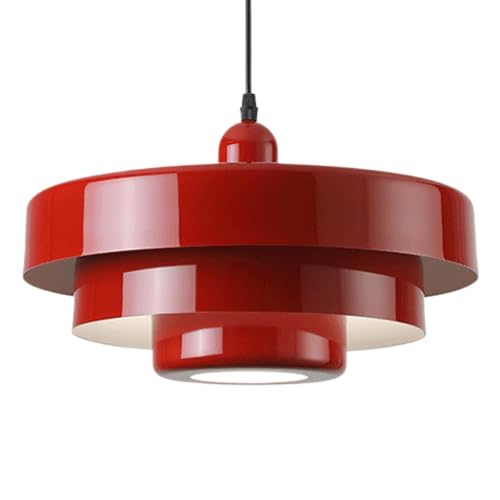 HEBXMF Moderner Kronleuchter im Industriestil, personalisierter Metall-Hängelampenschirm, E27-Sockel-Deckenleuchten, Wohnzimmer-Schlafzimmer-Korridor-Dekorations-Hängeleuchte von HEBXMF