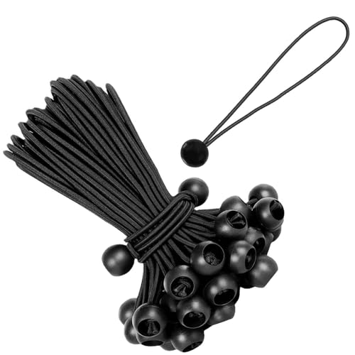 HECHKJ Gummispanner mit Kugel, 30 cm Langes Spanngummis mit Kugel, 20 Stück Zeltspanner mit Kugel, Schwarzes Spanngummi Kugel, Geeignet für Planen, Zelte, Poster Usw HECHKJ Gummispanner mit Kugel, 30 cm Langes Spanngummis mit Kugel, 20 Stück Zeltspanner mit Kugel, Schwarzes Spanngummi Kugel, Geeignet für Planen, Zelte, Poster Usw von HECHKJ