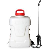 Hecht - Rückenspritze Drucksprüher Gartenspritze Akku 10 l Druck Pump Sprühgerät Spritze von HECHT