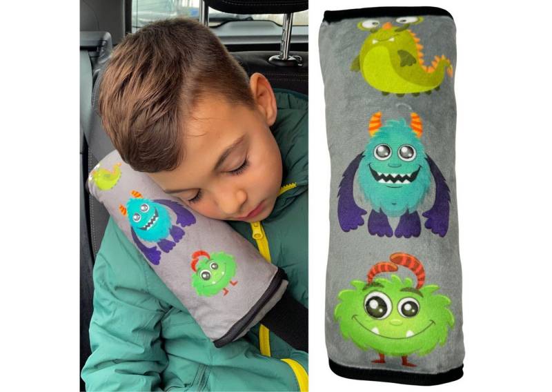 HECKBO Schlafkissen Auto Schlafkissen Monster von HECKBO