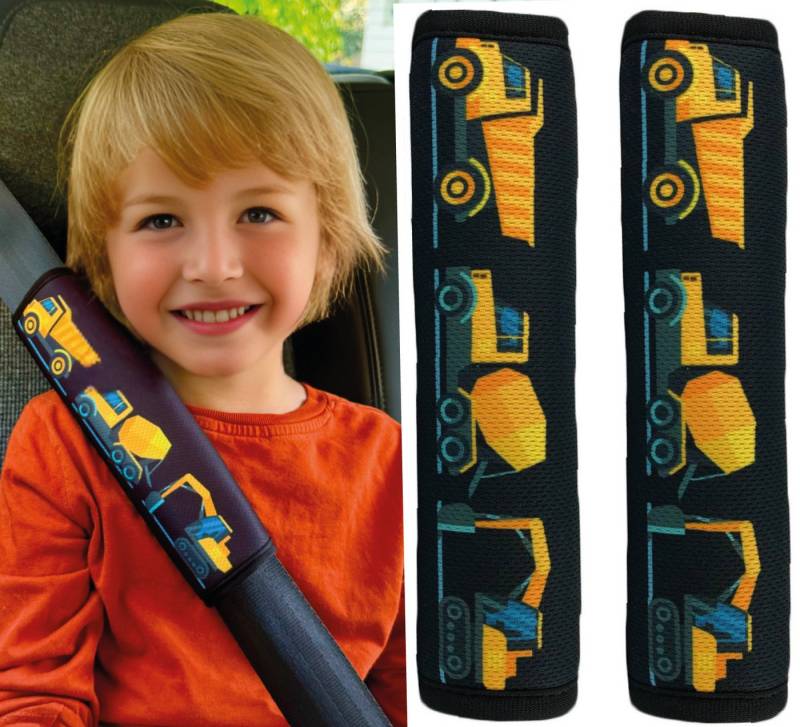 HECKBO Schlafkissen Kinder Auto Gurtpolster Gurtschutz Sicherheitsgurt Polster von HECKBO