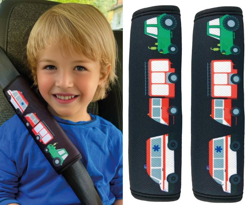 HECKBO Schlafkissen Kinder Auto Gurtpolster Gurtschutz Sicherheitsgurt Polster von HECKBO