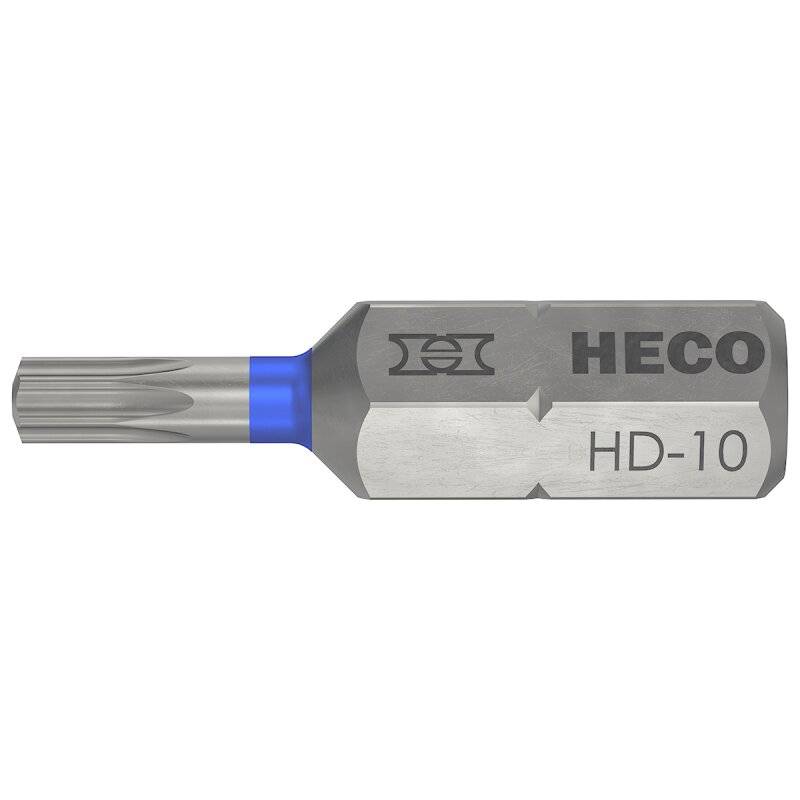 HECO-Drive Bit 25mm magnetisch für Schrauben mit Standard TX und HD-10 Antrieb - 1 Stück von HECO-Schrauben GmbH & Co. KG