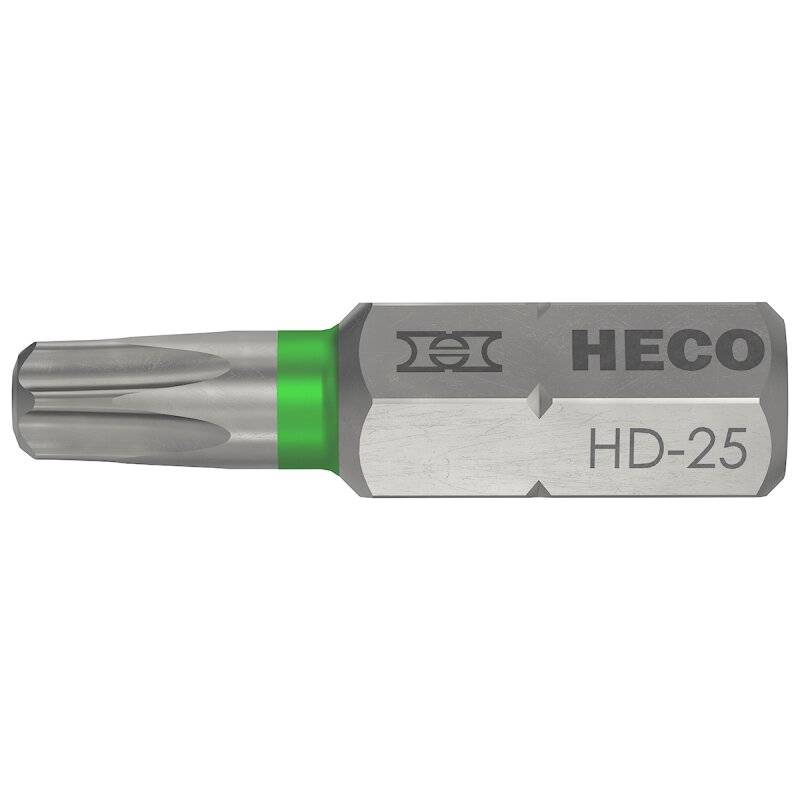 HECO-Drive Bit 25mm mit GripFit-Technologie für einhändiges Arbeiten HD-25 - 1 Stück von HECO-Schrauben GmbH & Co. KG
