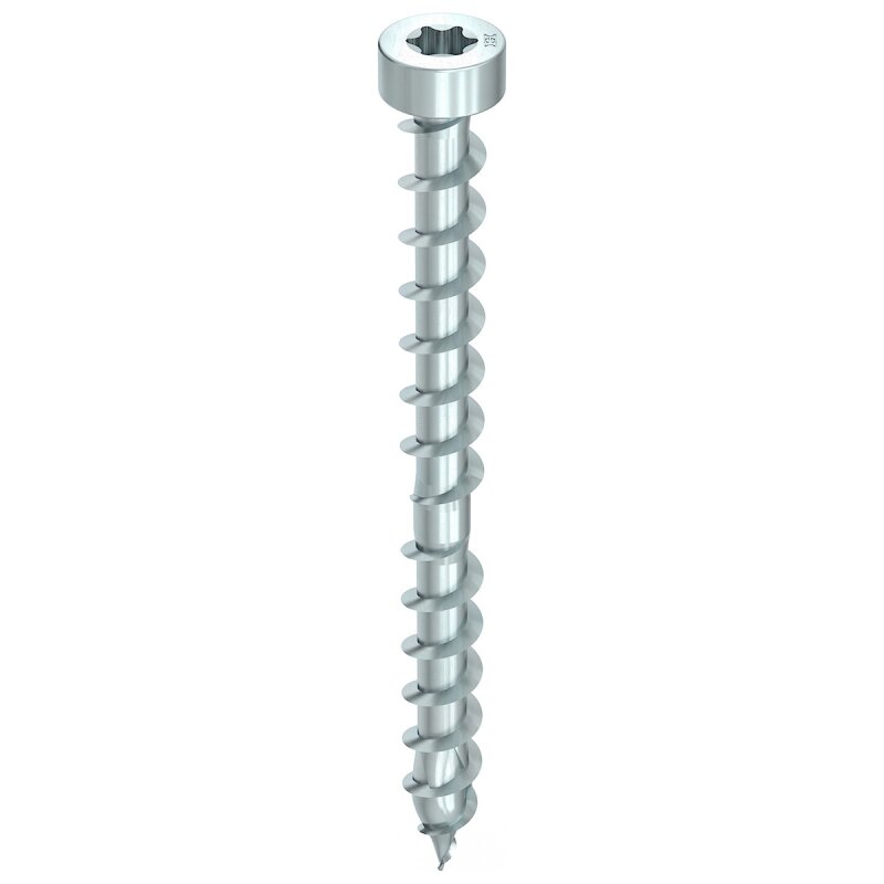 HECO-TOPIX-plus CombiConnect Holzbauschraube Stahl verzinkt Zylinderkopf TX CC-Gewinde 6,5x190 - 1 Stück von HECO-Schrauben GmbH & Co. KG