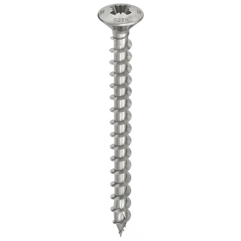 HECO-TOPIX-plus Holzschraube Edelstahl A2 Linsensenkkopf PZ variables Vollgewinde 4x50 - 200 Stück von HECO-Schrauben GmbH & Co. KG