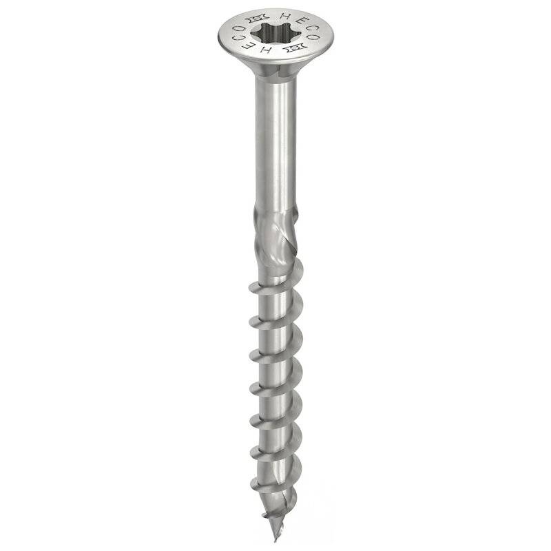 HECO-TOPIX-plus Holzschraube Edelstahl A2 Senkkopf HD Teilgewinde 4x40 - 200 Stück von HECO-Schrauben GmbH & Co. KG