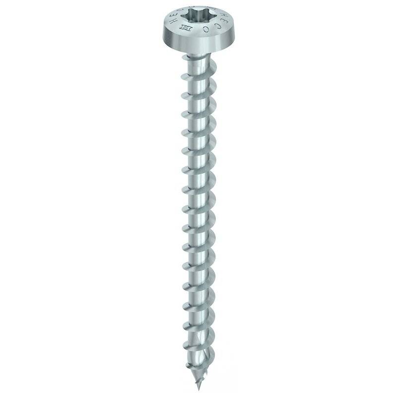 HECO-TOPIX-plus Holzschraube Stahl verzinkt Panhead TX variables Vollgewinde 4x35 - 500 Stück von HECO-Schrauben GmbH & Co. KG