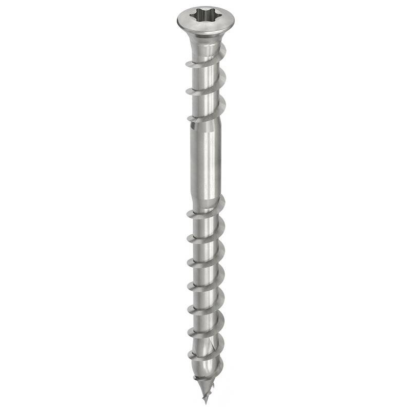 HECO-TOPIX-plus Terrassenschraube Edelstahl A2 Linsensenkkopf HD mit UK-Gewinde 5x60 - 350 Stück von HECO-Schrauben GmbH & Co. KG