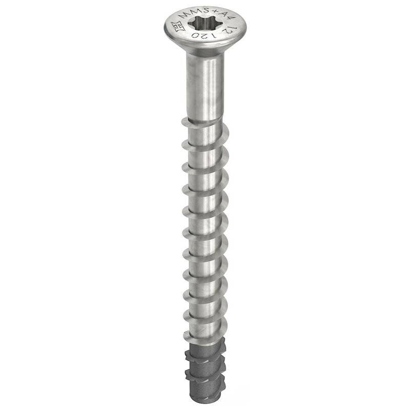 MULTI-MONTI-plus F Betonschraube Schraubanker Edelstahl A4 Senkkopf TX 10x100 - 25 Stück von HECO-Schrauben GmbH & Co. KG