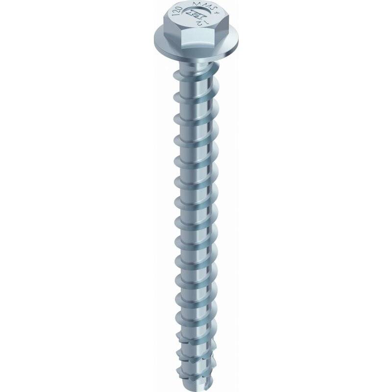 MULTI-MONTI-plus SS Betonschraube Stahl HP-beschichtet Sechskantkopf mit Scheibe SW10 - 7,5 x 60 mm - 50 Stück von HECO-Schrauben GmbH & Co. KG