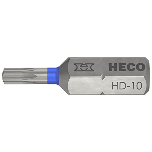 Bits, HECO-Drive, HD-10, Farbring: blau, im Blister à 10 Stück HD-10 von HECO