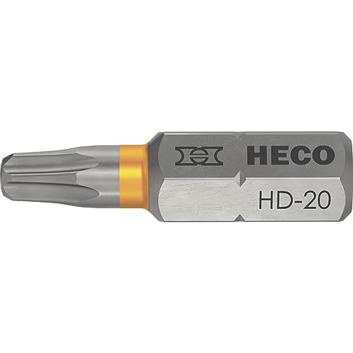 Bits, HECO-Drive, HD-20, Farbring: orange, im Blister à 10 Stück HD-20 von HECO SCHRAUBEN