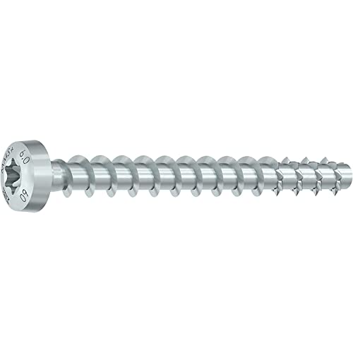 HECO Multi-Monti plus P Schraubanker 5x30 mm Halbrundkopf verzinkt / 1 Packung = 50 Stück von HECO
