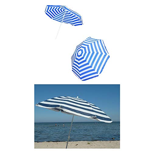 HED Ø180cm Sonnenschirm Strandschirm Gartenschirm Balkonschirm Sonnenschutz Schirm von HED