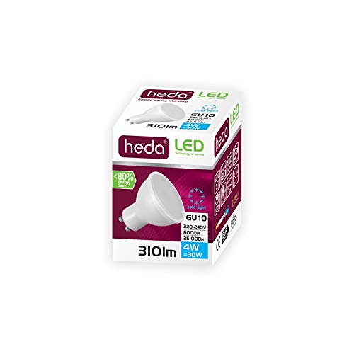 LED Lampe GU10 MR16 4 W 310 lm 6500 K HEDA von HEDA
