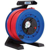 Vollkunststoff-Kabeltrommel Generation 7 Coworker - H07RN-F 3G1,5 - rot - 40 m Kabel von HEDI