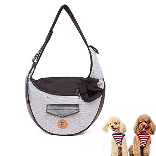 HEELPPO Tragetasche Hund Transporttasche Hund Chihuahua Tasche Hundetasche Hundetasche Für Kleine Hunde Katzentransporttasche Hundetransporttasche Hundetragetasche Hunderucksack Gray von HEELPPO