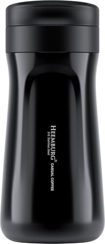 HEEMBURG Travel Mug Kaffeebecher to Go | Thermobecher | Coffee to Go Becher aus Edelstahl mit Doppelwand Isolierung | Isolierbecher | hält 6h heiß | 100% dicht | auslaufsicher für Kaffee oder Tee HEEMBURG Travel Mug Kaffeebecher to Go | Thermobecher | Coffee to Go Becher aus Edelstahl mit Doppelwand Isolierung | Isolierbecher | hält 6h heiß | 100% dicht | auslaufsicher für Kaffee oder Tee von HEEMBURG
