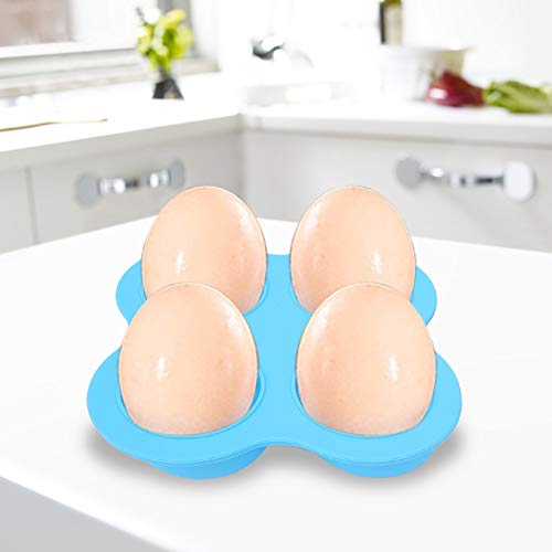 Blauer Eier-Dampfgarer aus Silikon – praktisches und praktisches Kochwerkzeug für die Küche von HEEPDD