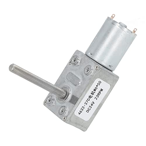 DC-Getriebemotor, DC24V Vierkant-DC-Getriebemotor Verschleißfestes Messing-Aluminium für Türöffner (23 U/min) von HEEPDD