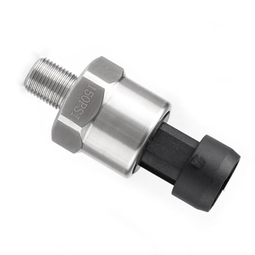 Druckumwandler aus Edelstahl für Petroleum-Luft, Kraftstoff- und Wasserdruckabsender für Öltank, Gastank, Tank (30 psi) (100 psi) (150 psi) von HEEPDD