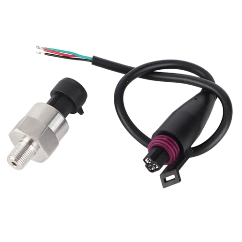Druckumwandler aus Edelstahl für Petroleum-Luft Kraftstoff – Wasserdruckabsender für Öltank, Gastank, Tank (30 psi) (100 psi) von HEEPDD