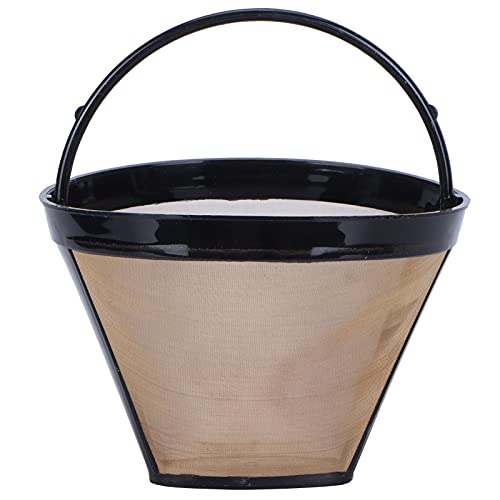 Edelstahl Kaffeefilter Kaffeemaschine Wiederverwendbarer Kegel Kaffeefiltersieb Gold Edelstahl Kaffeefilter Kaffeemaschine Wiederverwendbarer Kegel Kaffeefiltersieb Gold von HEEPDD
