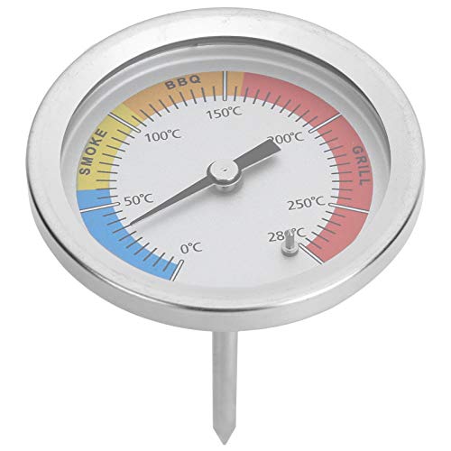 Grill-Thermometer, Temperaturzähler aus Edelstahl, für Küchenbedarf, Bimetall-Thermometer, Kochthermometer für Küchenliebhaber Grill-Thermometer, Temperaturzähler aus Edelstahl, für Küchenbedarf, Bimetall-Thermometer, Kochthermometer für Küchenliebhaber von HEEPDD