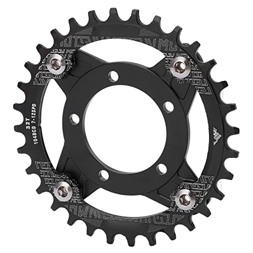 HEEPDD 32T -Fahrradkettenkette Aluminiumlegierungsgetriebe CNC -Schneidkettenrad für Mittleren Antriebsmotor, Stabil und Langlebig für Elektrobikes Benutzer von HEEPDD