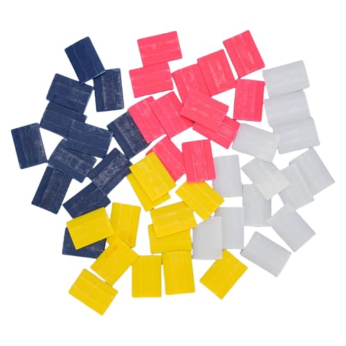 HEEPDD 50 Blatt 4 Farben Professionelle Schneider Kreide Wachs Experte Nähen Kreide Zum Handwerk Markieren Kleidungsveränderungen mit Einfach Waschbarem NO RESER von HEEPDD
