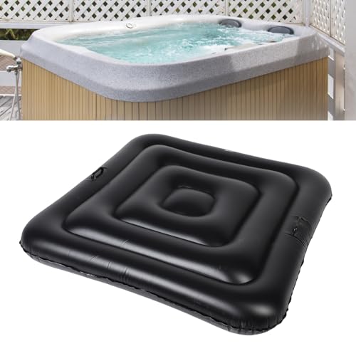 HEEPDD Aufblasbare -Abdeckung Energiesparung Lid Wärmeisolierung PVC -Material Leicht zu Speichern für Quadratische Whirlpools Im Freien mit Schnellem Aufblasen -Design (Mit Griff) von HEEPDD