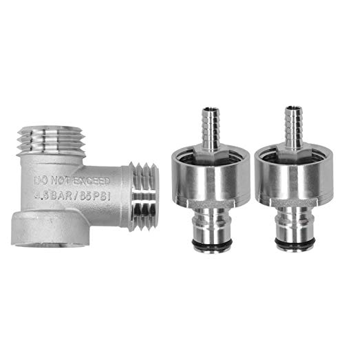 HEEPDD Bierbrauadapter Konverter Carbonation Conversion Connector, Wasserhahnadapter mit Bierfass Wasserhahnadapter für PET-Flasche PCO 1881 abklemmen von HEEPDD