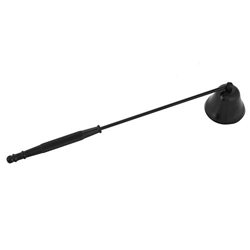 HEEPDD Candle Snuffer Polierter Edelstahl-Kerzenstopper Langer Griff Langlebige Kerze Sicherer Löscher Snuffer Verhindern Sie Spray(Schwarz) von HEEPDD