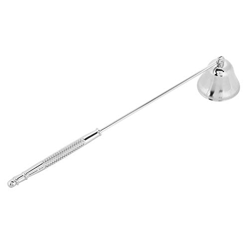 HEEPDD Candle Snuffer Polierter Edelstahl-Kerzenstopper Langer Griff Langlebige Kerze Sicherer Löscher Snuffer Verhindern Sie Spray[Silber] Kerzenlöscher von HEEPDD