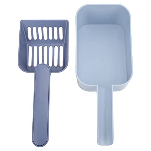 HEEPDD Cat Poop Shovel Effiziente Zweizweck-Nutzung Handliche Katzenstreu-Schaufel Zur Reinigung (Blau - Boxed) von HEEPDD
