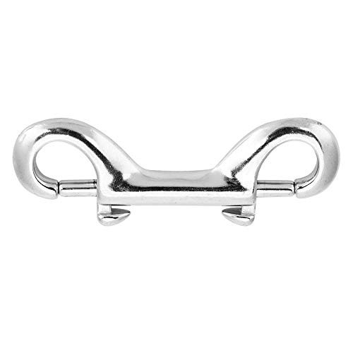 HEEPDD Edelstahl Doppelt Ausgeprägt Snaphaak Zum Tauchen 316 Seemann Silber 100 Mm, 115 Mm: Material, Farbe, Größe (90mm) von HEEPDD