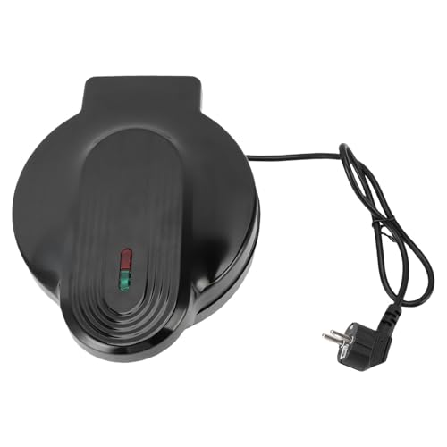 HEEPDD Electric Round Griddle 1000W Nicht-Stick-Pfannkuchenhersteller für Pizza-Eiersteaks mit Verstellbarer Temperatur Kompakter Design Frühstückshersteller (EU -Stecker 220 V) von HEEPDD