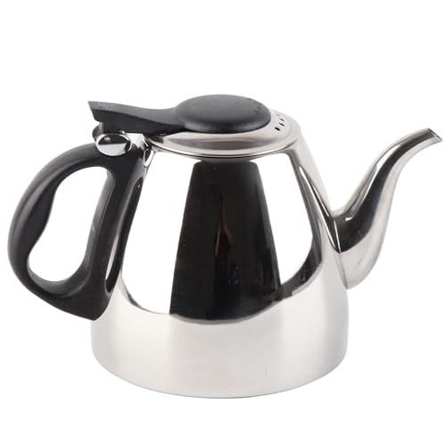 HEEPDD Ergonomischer Teekessel aus Edelstahl mit Großer Kapazität für Party -Induktion -Poker (1.2L) von HEEPDD