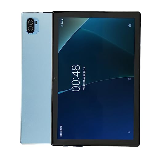 HEEPDD GPS-Tablet, Smart Tablet Octa Core 7000 MAh Dual-Lautsprecher 5G WiFi FDH + Bildschirm mit USB-Kabel für Video Zum Lernen (Blau) von HEEPDD