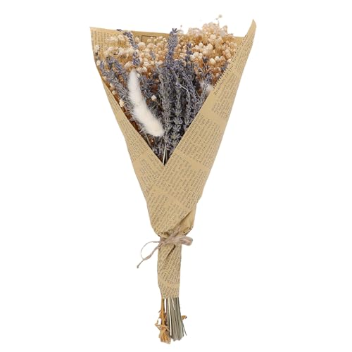 HEEPDD Getrocknete Lavendel- und Hasenschwanzstrauß Trockene Blumen Getrocknetes Blumenarrangement für Home Dekoration Hochzeit Mittelstücke mit Naturgetrockneten Blumen von HEEPDD