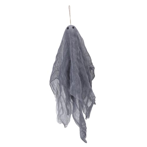 HEEPDD Hanging Ghost Dekoration, Aufblasbare Hofdekorationen Haus Party Fliege Geisterdekoration für Garten Yard Veranda mit Hängenden Seil Easy Setup Innen Im Freien Urlaub Dekor Hänge (Gray) von HEEPDD