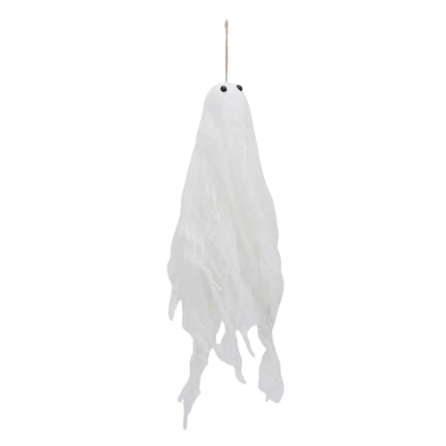 HEEPDD Hanging Ghost Dekoration, Aufblasbare Hofdekorationen Haus Party Fliege Geisterdekoration für Garten Yard Veranda mit Hängenden Seil Easy Setup Innen Im Freien Urlaub Dekor Hänge (White) von HEEPDD