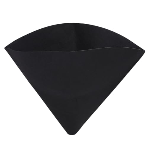 HEEPDD Hanging Pflanzer Korb Liner, 3pcs Pflanzer Spüre Liner Schwarz Atmungsaktive Kegelförmige Blumenhänge Korb Liner für Innenhofgarten Balkon Veranda (16 Zoll) von HEEPDD