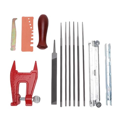 HEEPDD Kettensägendatei -Kit mit Holzhandstumpf und Tasche Zum Schärfen von Kettensägen vor Ort oder Workshop HEEPDD Kettensägendatei -Kit mit Holzhandstumpf und Tasche Zum Schärfen von Kettensägen vor Ort oder Workshop von HEEPDD