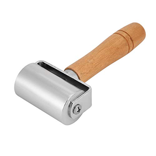 HEEPDD Lederhandwerk Kleber Laminierwerkzeug, Leder Roller Werkzeug Solide High Carbon Steel Leatherworking Roller Leathercraft Geklebte Schicht Rollwerkzeug(60mm) von HEEPDD