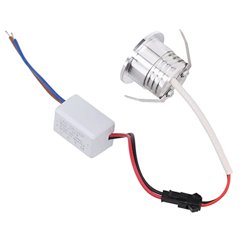 HEEPDD Mini Eingebrauchtes Scheinwerfer, LED -Einbau Deckenleuchter Downlight 3W Aluminiumkörper Weiches Licht AC85 265 V mit Wärmeabteilung für Innen Deckenwandschrank (#3) von HEEPDD