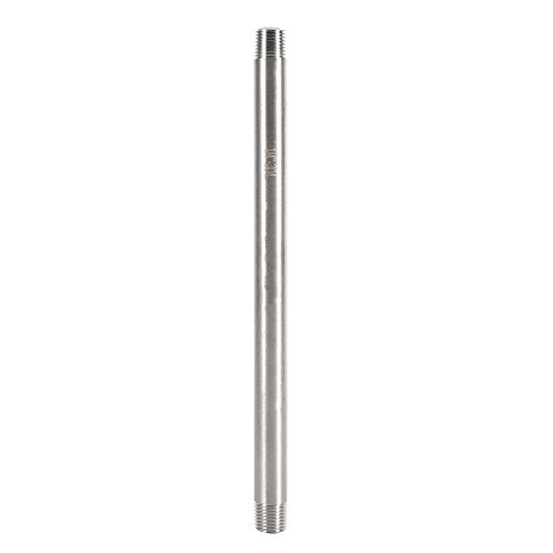 HEEPDD Nachhaltiger Edelstahl Männlich X Männlicher Gewinderöhrchen 200 Mm für die Verbesserung der Heimatverbesserung (DN8*200mm = 1/4) von HEEPDD