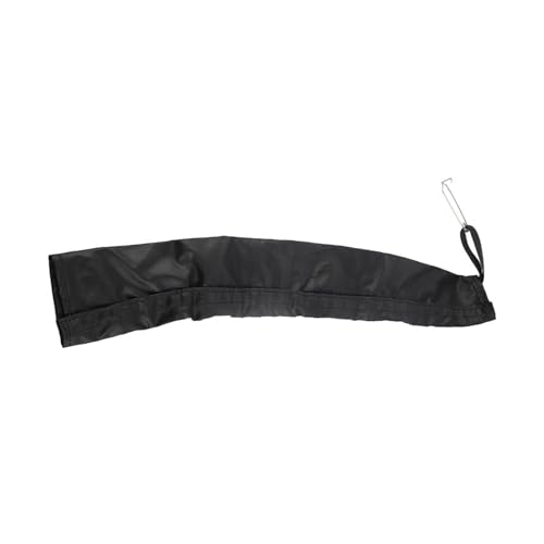 HEEPDD Outdoor Mountaineering Kletterseilhülle Schutzabdeckung, Hookloop -Design -Seilschutz, Zum Erkunden und Luftarbeiten, Dauerhafte Doppelschichtverdickung PVC Material Schwarz von HEEPDD